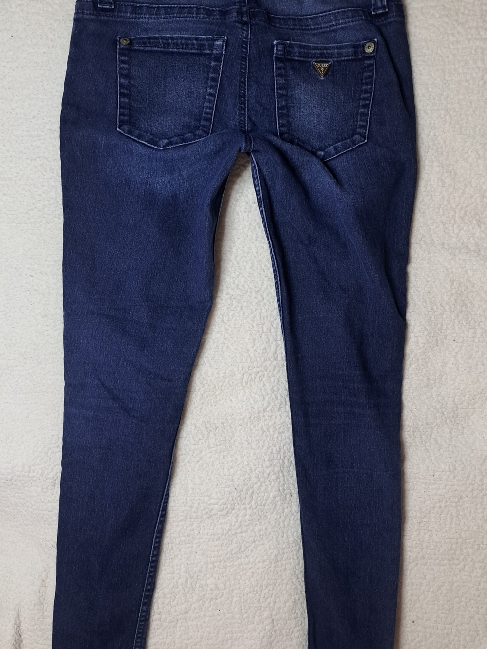 Guess Women's Skinny Jeans in Dark Blue Denim